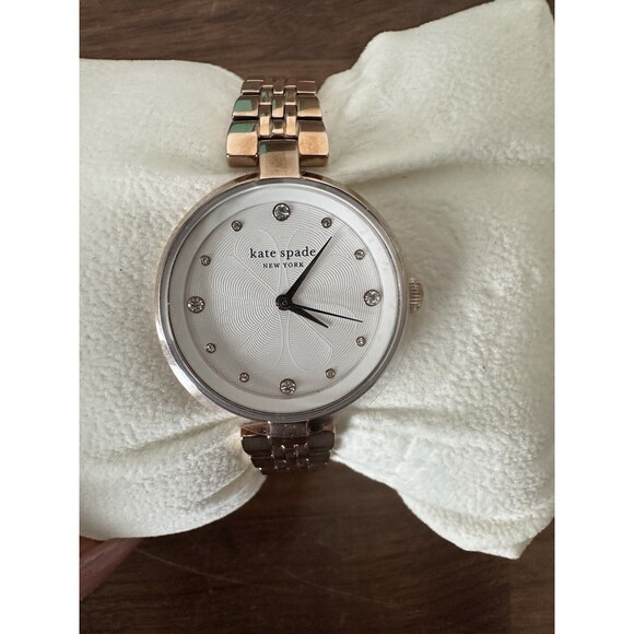 KATE SPADE KSW1594 WOMEN'S  ROSE GOLD TONE STAINLESS STEEL WATCH - Picture 2 of 9